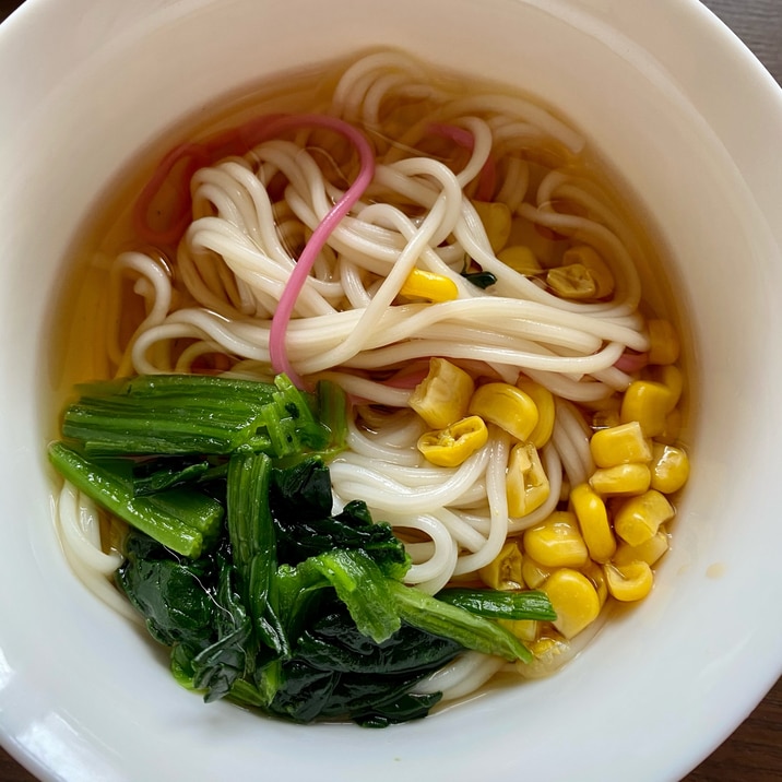 子どものお昼に！お野菜入りあったかいひやむぎ